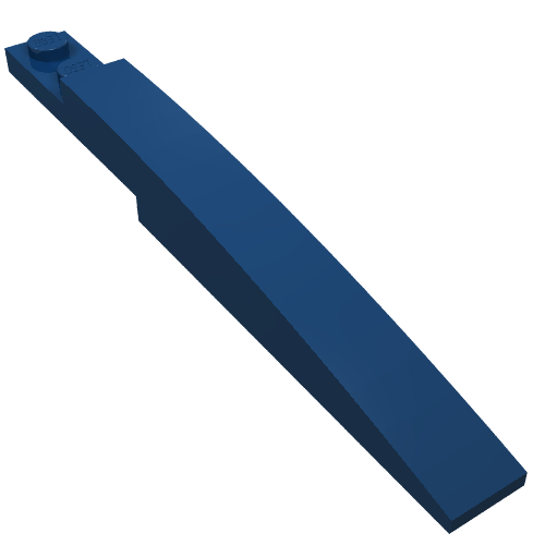 Part 85970 - Slope, Curved 10 x 1 - De BrickPlaats