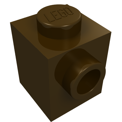 Part 87087 - Brick, Modified 1 x 1 with Stud on Side - De BrickPlaats