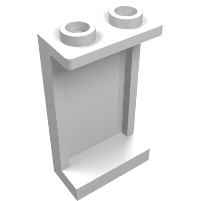 Part 87544 - Panel 1 x 2 x 3 with Side Supports - Hollow Studs - De BrickPlaats