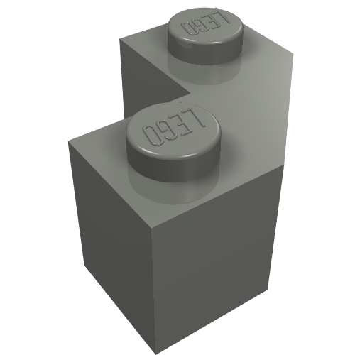 Part 87620 - Brick, Modified Facet 2 x 2 - De BrickPlaats