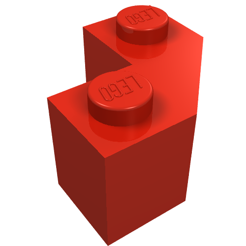 Part 87620 - Brick, Modified Facet 2 x 2 - De BrickPlaats