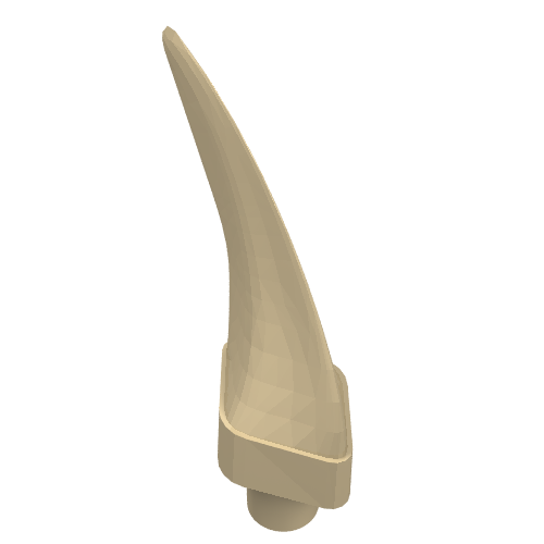Part 87747 - Barb / Claw / Horn / Tooth - Medium - De BrickPlaats
