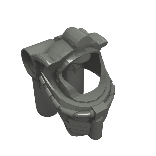 Part 87754 - Minifigure, Headgear Helmet Underwater / Space with Air Tanks - De BrickPlaats