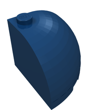 Part 88293 - Brick, Round Corner 3 x 3 x 2 Dome Top - De BrickPlaats