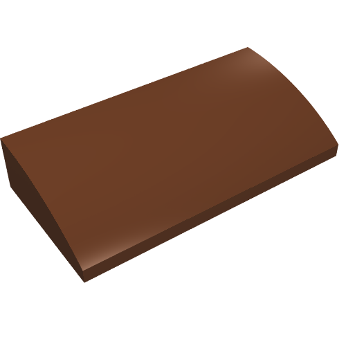 Part 88930 - Slope, Curved 2 x 4 x 2/3 with Bottom Tubes - De BrickPlaats