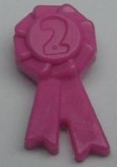 Part 92355f - Friends Accessories Award Ribbon with Number 2 - De BrickPlaats