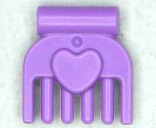 Part 92355g - Friends Accessories Comb, Small with Heart - De BrickPlaats