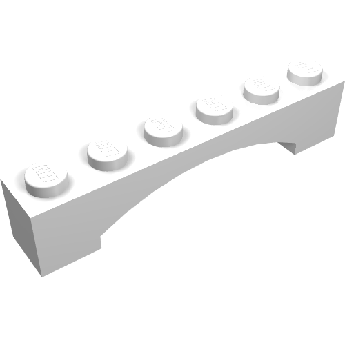 Part 92950 - Arch 1 x 6 Raised Arch - De BrickPlaats