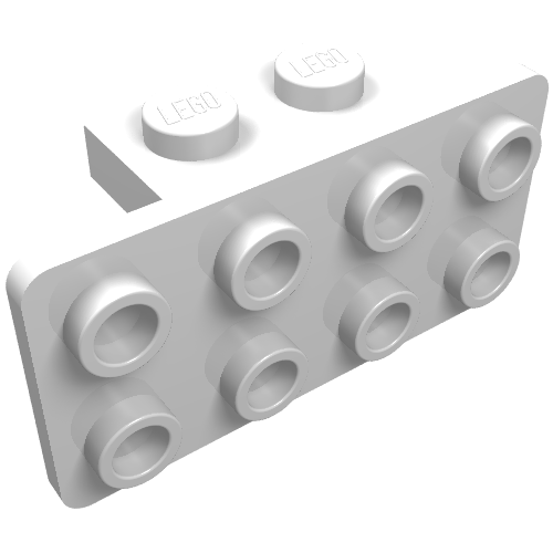 Part 93274 - Bracket 1 x 2 - 2 x 4 - De BrickPlaats