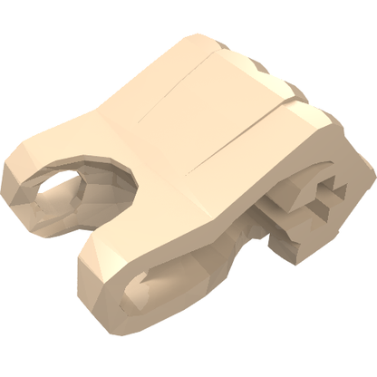 Part 93575 - Hero Factory Fist with Axle Hole - 4 Fingers - De BrickPlaats