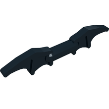 Part 98721 - Minifigure, Weapon Batman Batarang (2 Bat Wings with Bar in Middle) - De BrickPlaats