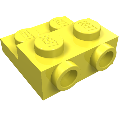 Part 99206 - Plate, Modified 2 x 2 x 2/3 with 2 Studs on Side - De BrickPlaats