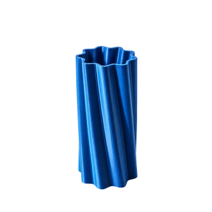 Vaas voor LEGO® bloemen | Metallic Blauw