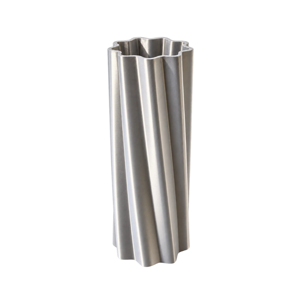 Vaas voor LEGO® bloemen | Metallic Zilver