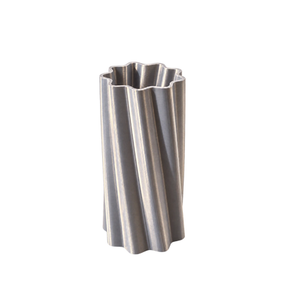 Vaas voor LEGO® bloemen | Metallic Zilver