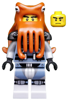 Minifig coltlnm12 - Shark Army Octopus, The LEGO Ninjago Movie (Minifigure Only without Stand and Accessories) - De BrickPlaats