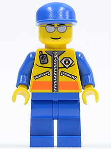 Minifig cty0089 - Coast Guard City - Patroller 3 - De BrickPlaats