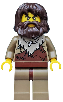 Minifig cty0932 - Museum Caveman - De BrickPlaats