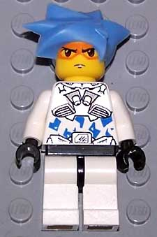 Minifig exf023 - Hikaru - Silver Armor - De BrickPlaats