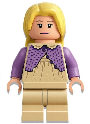 Minifig hp347 - Luna Lovegood - Tan Dress - De BrickPlaats