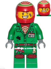 Minifig hs041 - Douglas Elton / El Fuego - Coveralls with Helmet