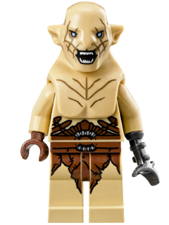 Minifig lor109 - Azog - Wide Open Mouth - De BrickPlaats