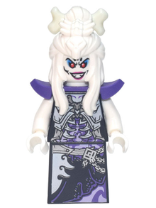 Minifig mk078 - White Bone Demon - Glow In Dark White Bone - De BrickPlaats