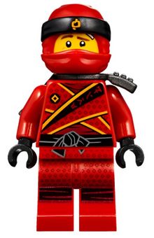 Minifig njo0391 - Kai - Sons of Garmadon, Ninjago Logogram Letter H on Head Wrap - De BrickPlaats