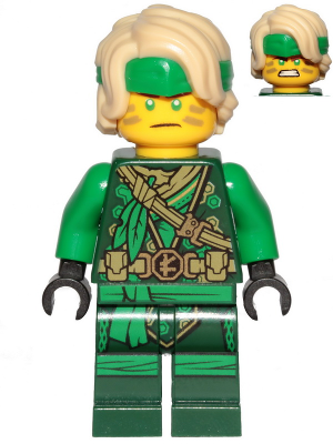 Minifig njo0681 - Lloyd - The Island, Hair with Bandana - De BrickPlaats