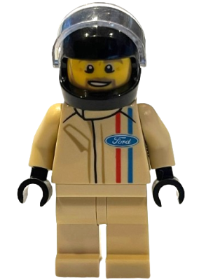 Minifig sc053 - 1968 Ford Mustang Fastback Driver - De BrickPlaats