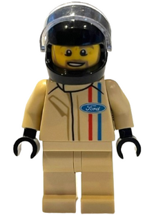 Minifig sc053 - 1968 Ford Mustang Fastback Driver - De BrickPlaats