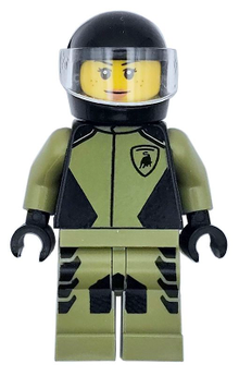 Minifig sc115 - Lamborghini Lambo V12 Vision Gran Turismo Driver - De BrickPlaats