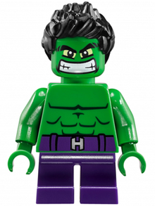 Minifig sh0252 - Hulk - Minifigure, Short Legs - De BrickPlaats