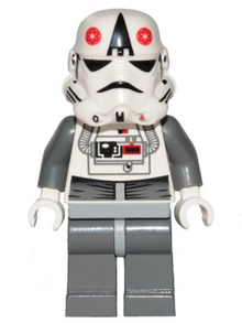Minifig sw0177 - AT-AT Driver - Red Imperial Logo, Bluish Grays, Black Head, Stormtrooper Helmet - De BrickPlaats