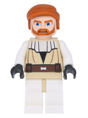 Minifig sw0197 - Obi-Wan Kenobi - Large Eyes - De BrickPlaats