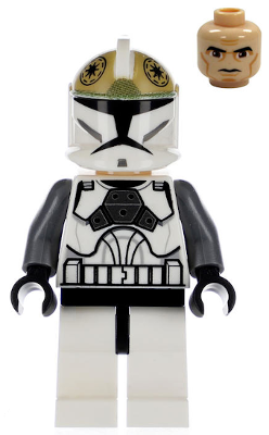 Minifig sw0221 - Artillero Clone Trooper (fase 1) - ojos grandes