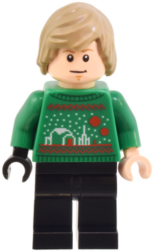 Minifig sw1382 - Luke Skywalker - Holiday Sweater - De BrickPlaats