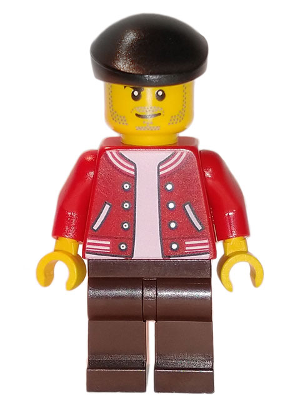 Minifig twn402 - Newsstand Operator - De BrickPlaats