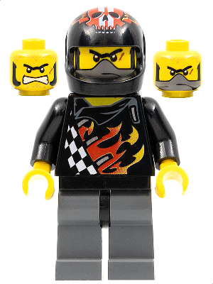Minifig wr009 - Backyard Blaster 1 (Bart Blaster) - Standard Helmet, No Visor - De BrickPlaats